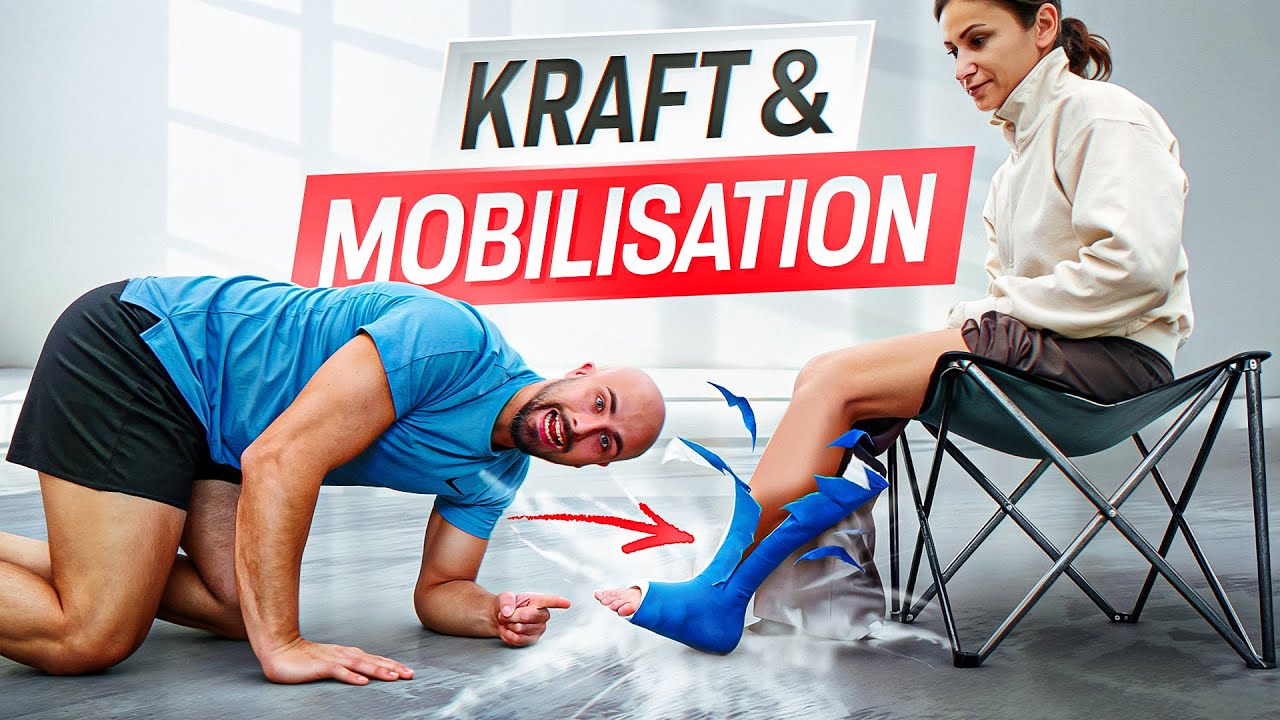 Die erste Trainingeinheit nach einem Knöchelbruch | Fußtraining & Reha