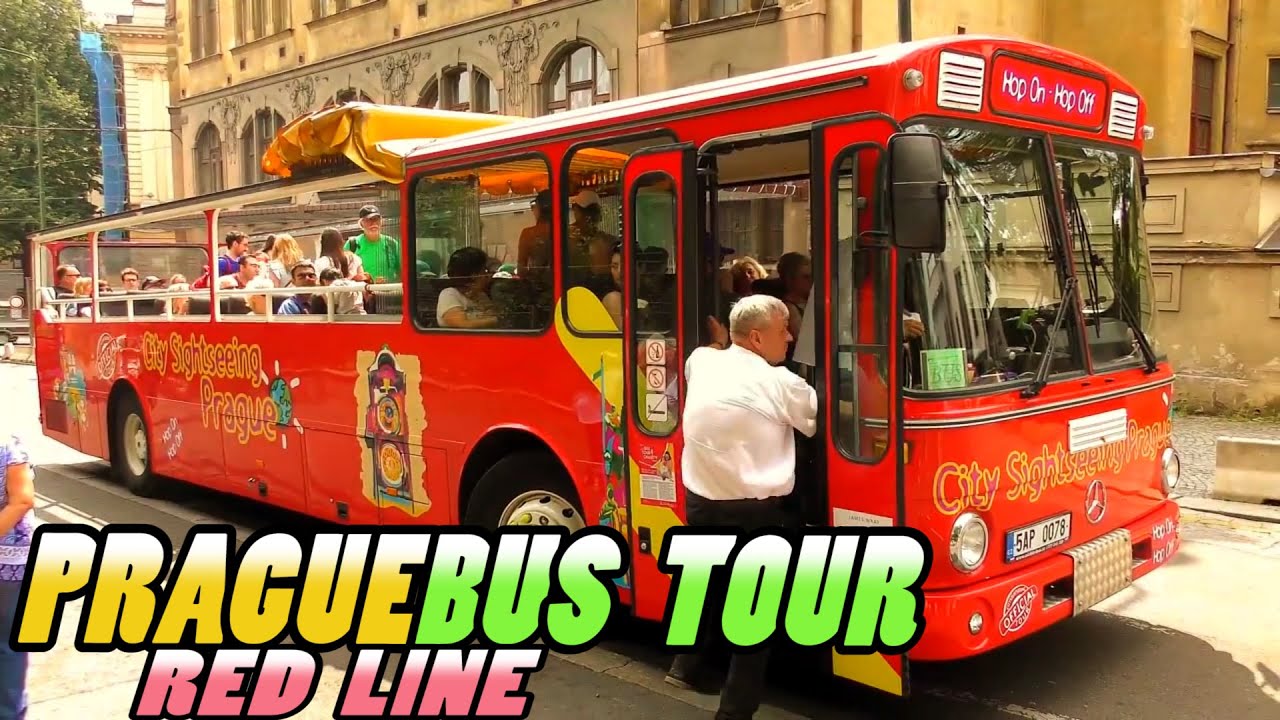 PRAGUE CITYSIGHTSEEING Bus Tour - Red Line (4k)