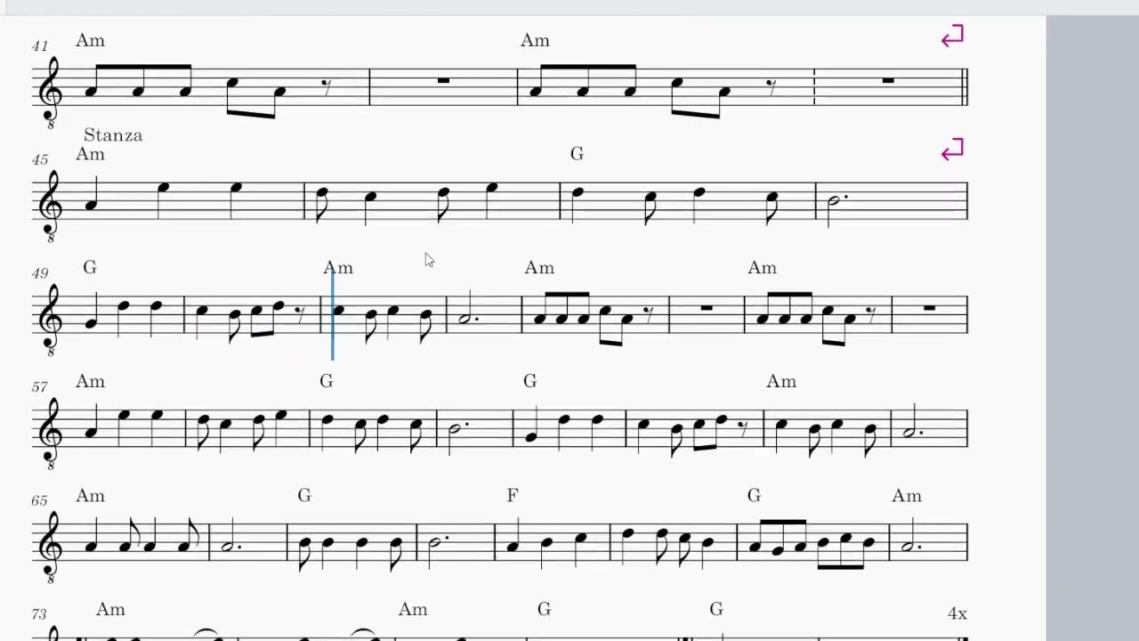 Hawa hawa - Sheet music - play along for practice