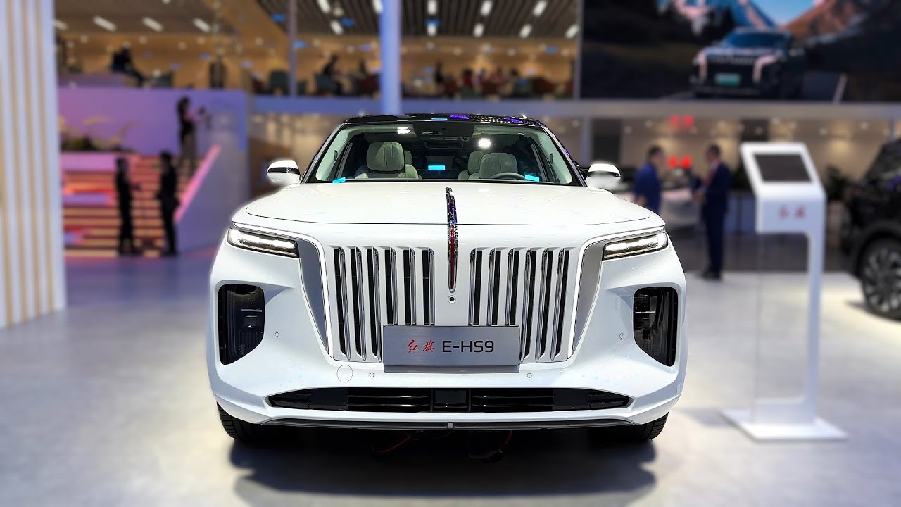 2025 FAW Hongqi E-HS9 EV Walkaround&mdash;Guangzhou Motor Show 2024 | 4K