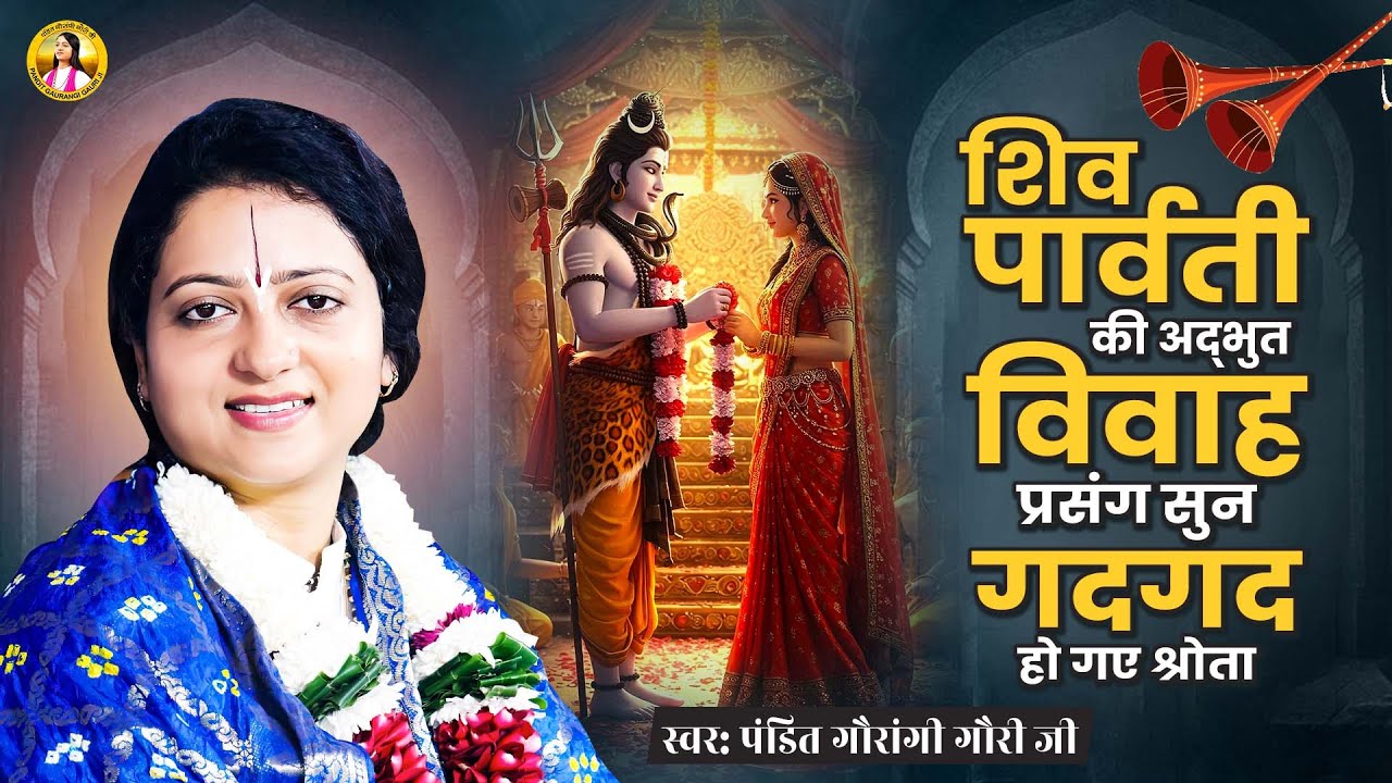 शिव पार्वती की अद्भुत विवाह प्रसंग सुन गदगद हो गए श्रोता #shivvivah by Pandit Gaurangi Gauri Ji