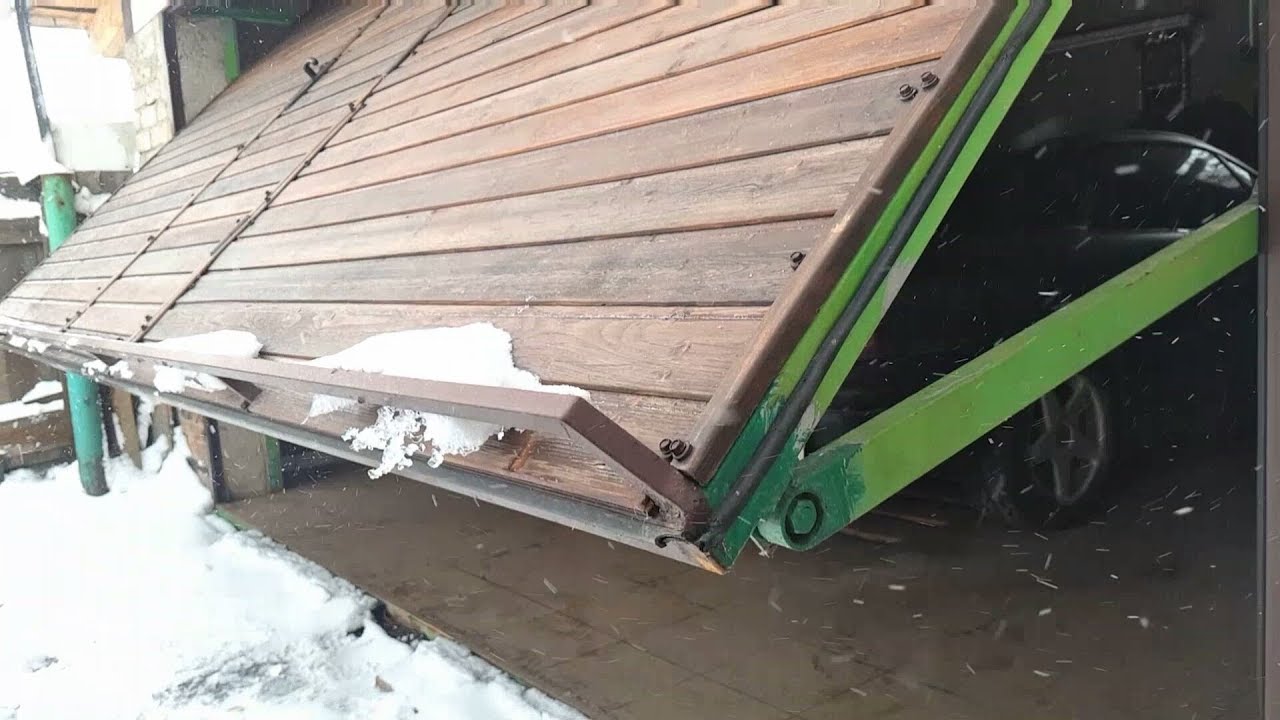 Электро подъемные ворота своими руками или подъемно поворотные ворота в свой гараж.