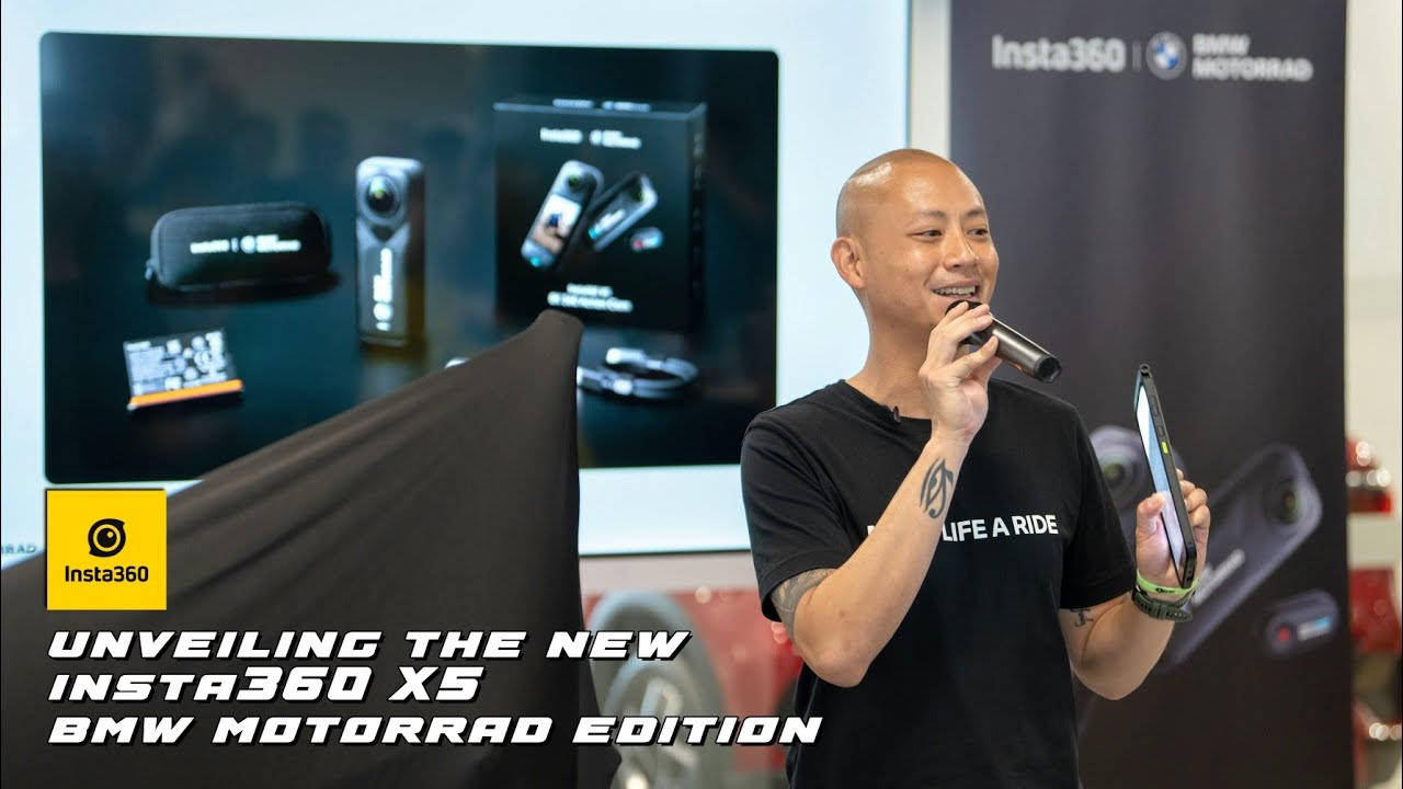 Insta360 X5 BMW Motorrad Edition / Unveiling Presentation