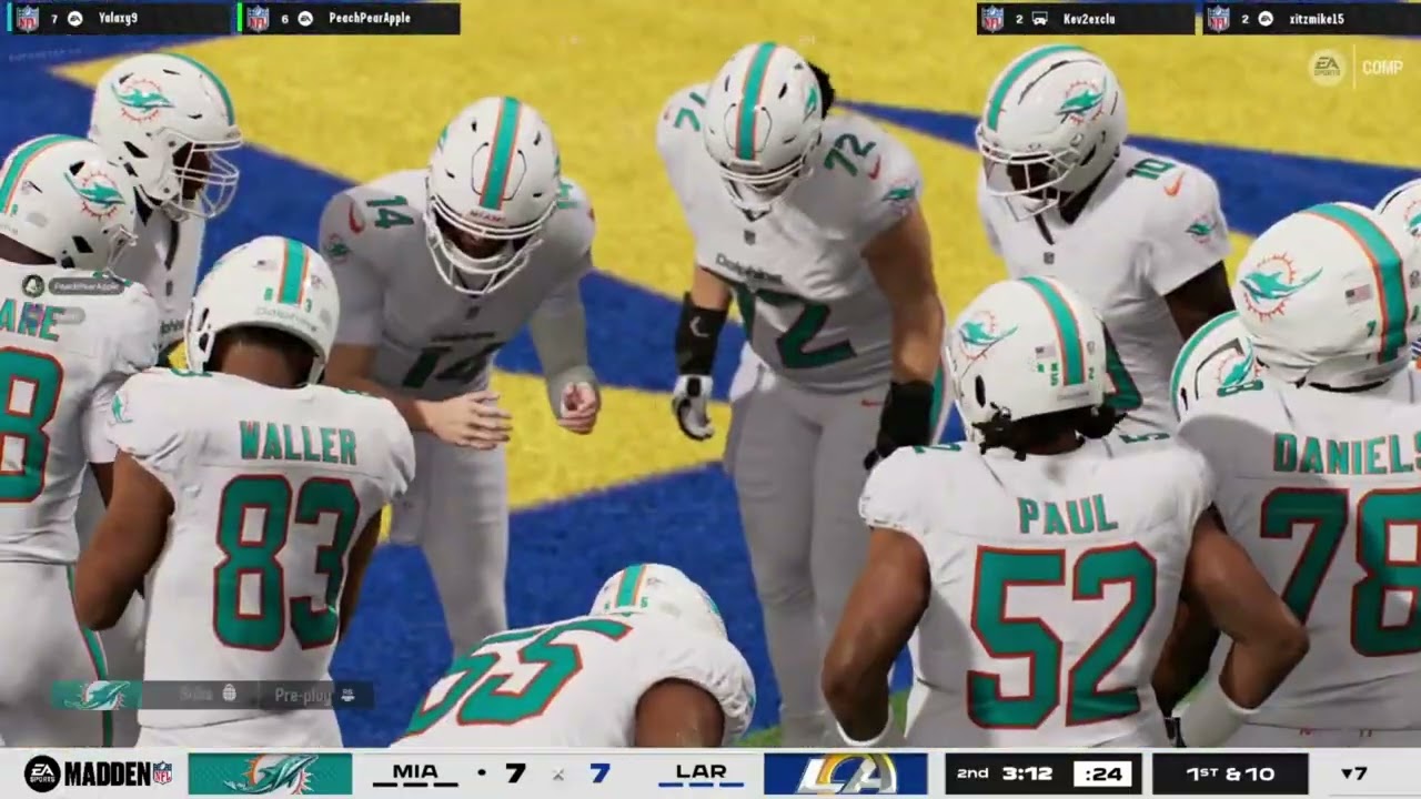 Dolphins vs Rams 2v2
