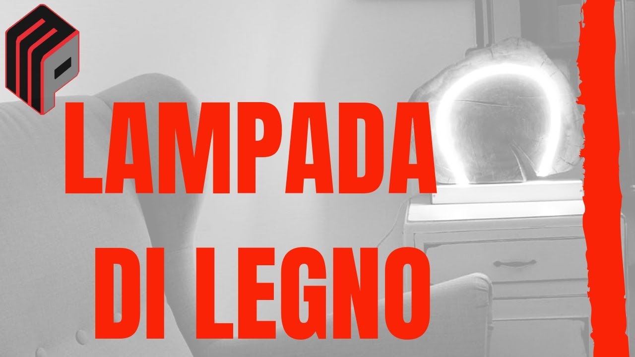 Come fare una lampada da tavolo in legno // fai da te // Wooden table lamp DIY