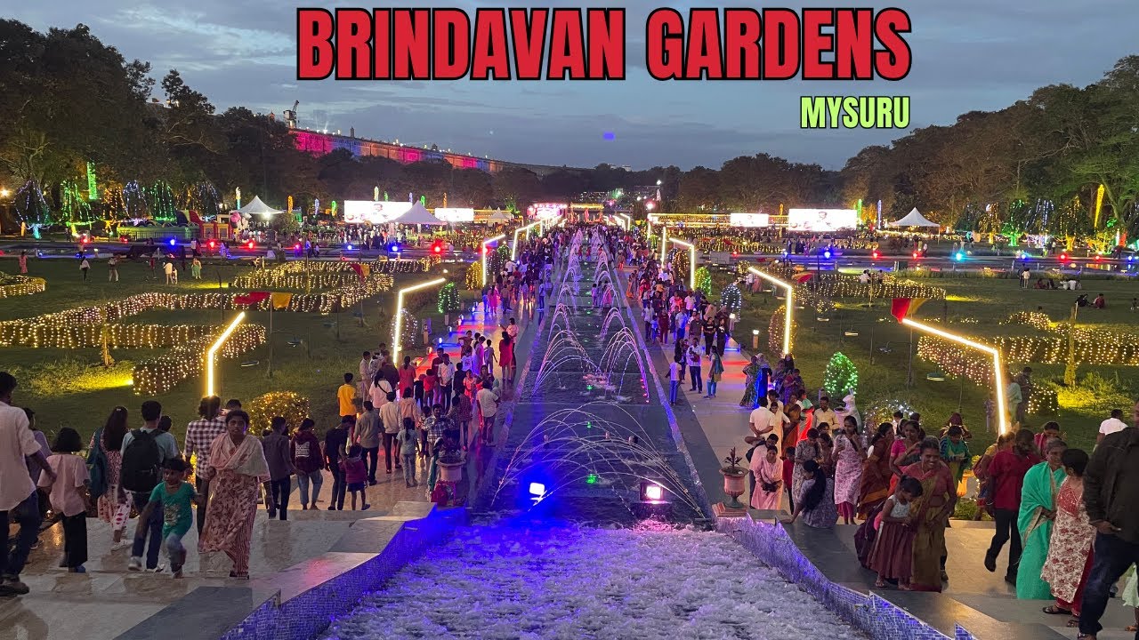 Brindavan Gardens | KRS Brindavan Garden | KRS Dam Mysore | Mysuru #karnatakatourism #mysore