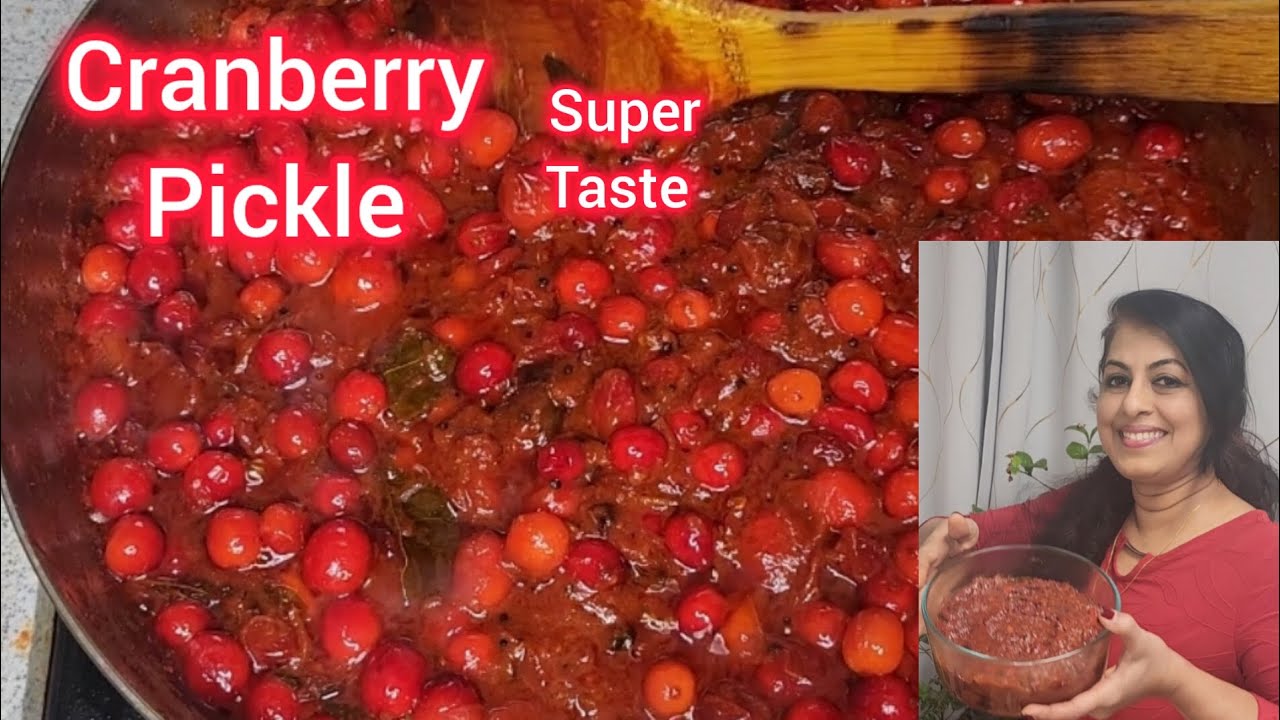 Cranberry Pickle🤩😍👍💯... Indian Style.# small small happiness.