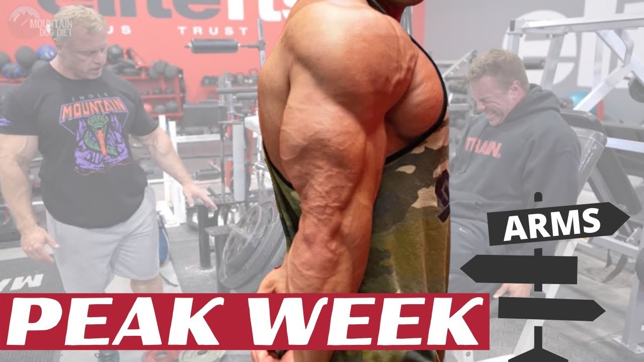 Enormous Arm Pump in Peak Week 💪🏻