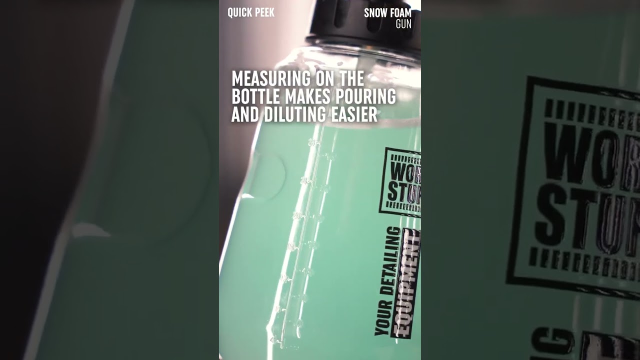 Transform Your Wash with WORK STUFF Snow Foam Gun 