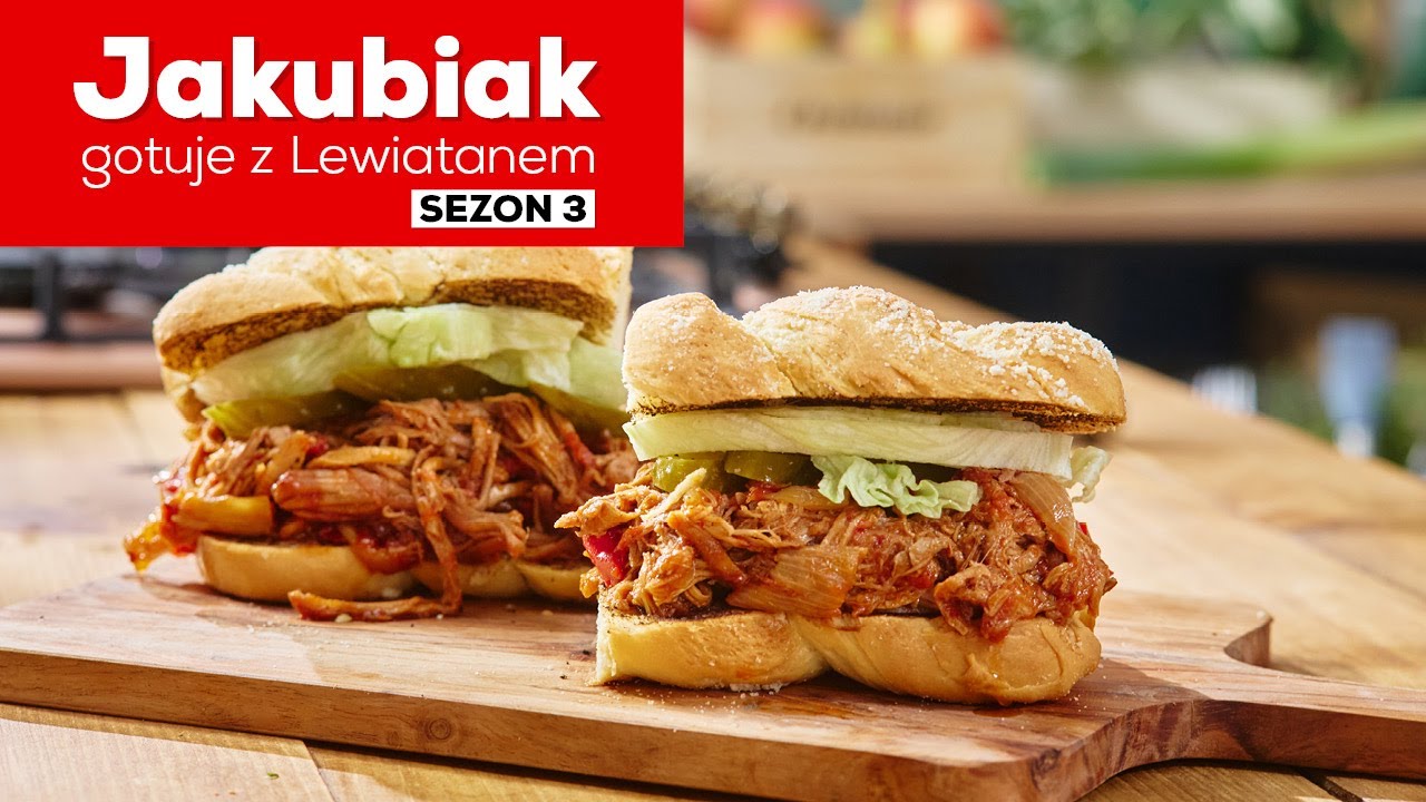 Kanapka z szarpaną wieprzowiną | Jakubiak gotuje z Lewiatanem odc. 8