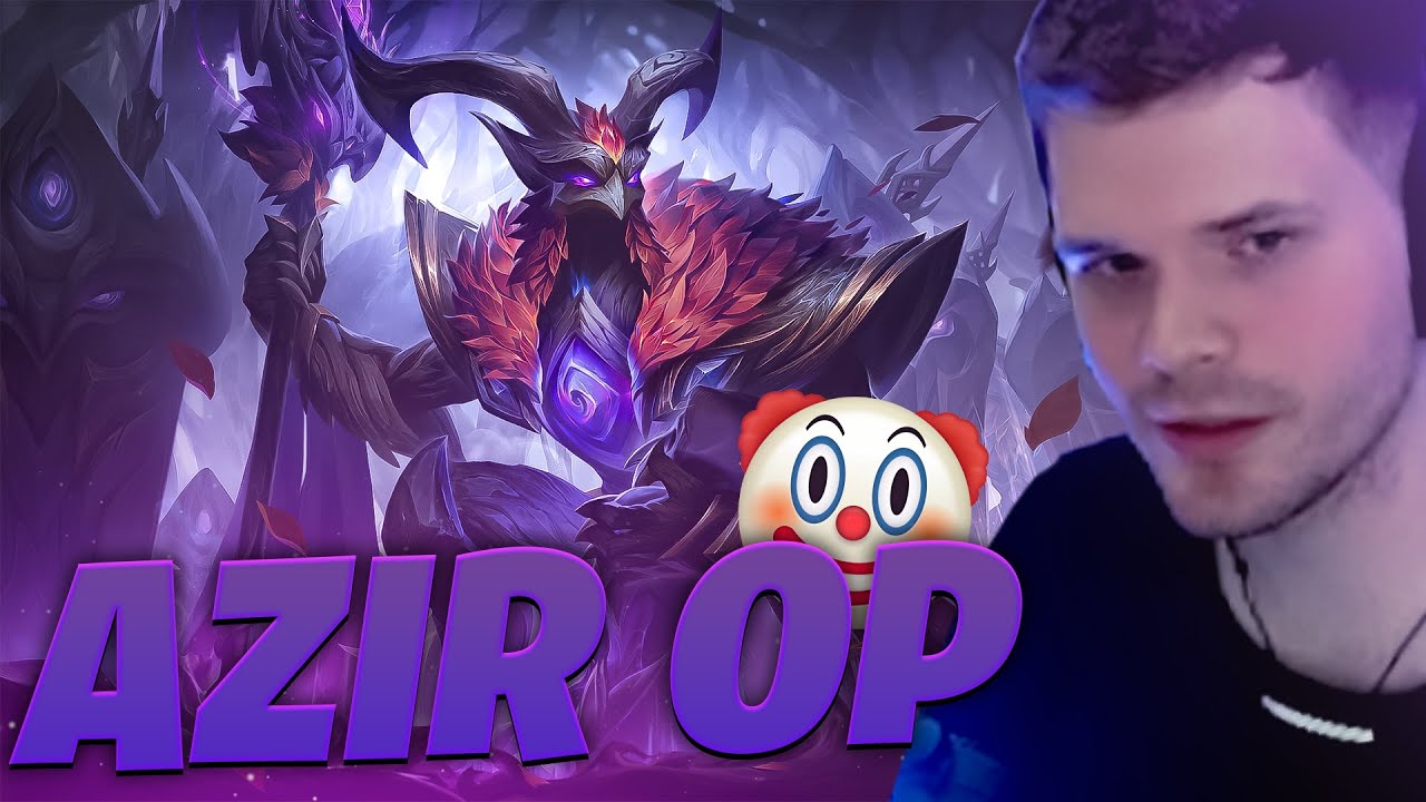 GUCIO I LEAGUE OF LEGENDS I TESTOWANIE LIMITÓW NA AZIRZE I  NAJLEPSZE MOMENTY STRIMA #562