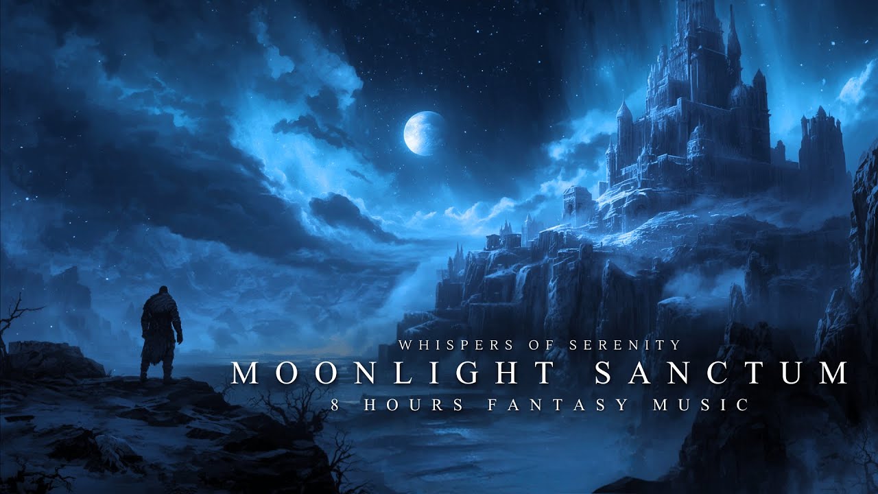 Moonlight Sanctum | 8 Hours Fantasy Sleep Music for Relaxation & Deep Rest