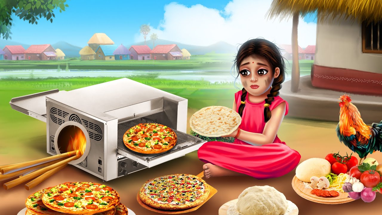 गरीब बहन बीबीक्यू पिज्जा - GARIB POOR SISTER BBQ PIZZA Story | Hindi Kahaniya Stories Maja Dreams TV
