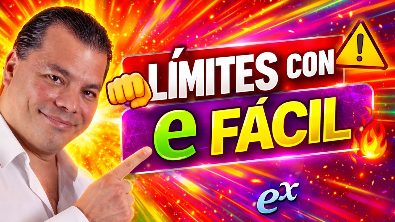 🔥 LÍMITE POTENCIAL-EXPONENCIAL con e (TRUCO FÁCIL) | Matemáticas 4º ESO y Bachillerato