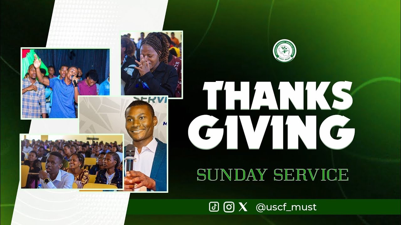 Welcome to Thanks Giving Sunday Service _ uscf must channel is live!