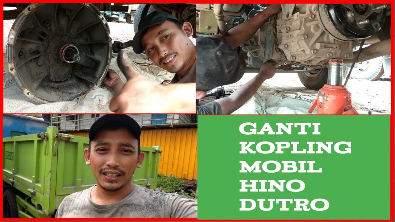 cara ganti kampas kopling mobil hino dutro130 hd