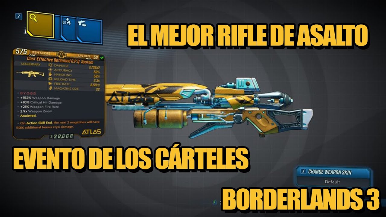 EL MEJOR RIFLE DE ASALTO DEL JUEGO opq system caos 10 ( Borderlands 3 )