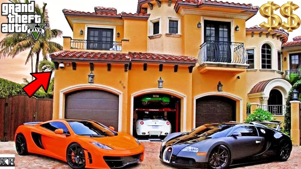 GTA 5 - *Exclusive* Franklin's New Mansion  (GTA 5 Real Life Mods SS10 #126)