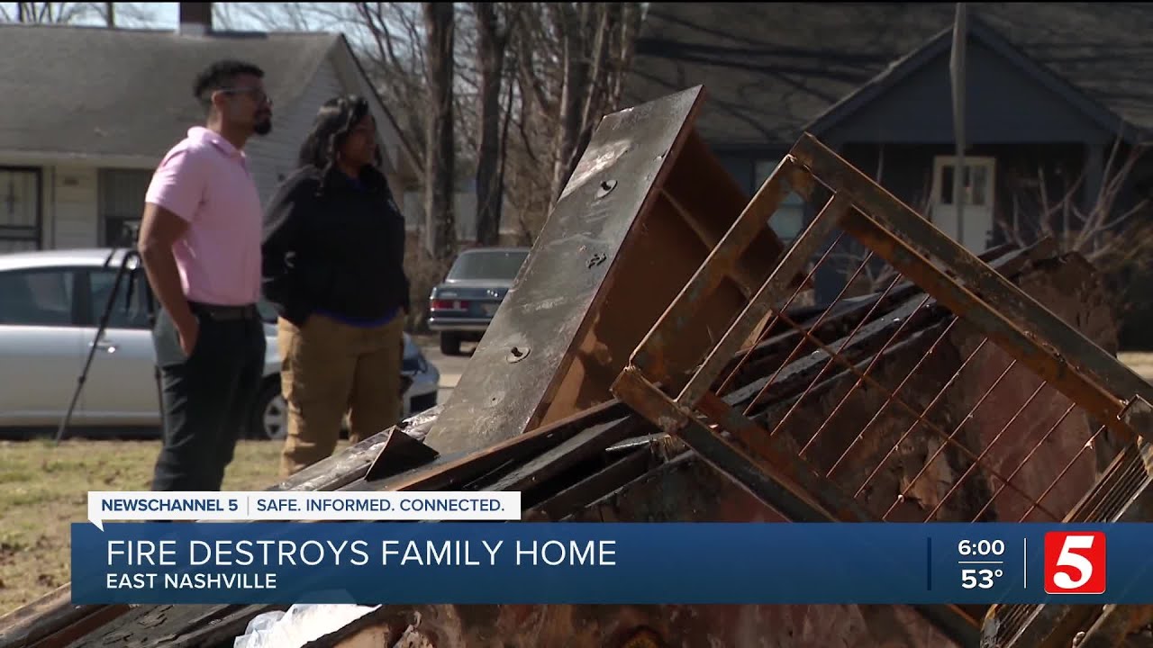 After power was restored, this Tennessee family's home went up in flames