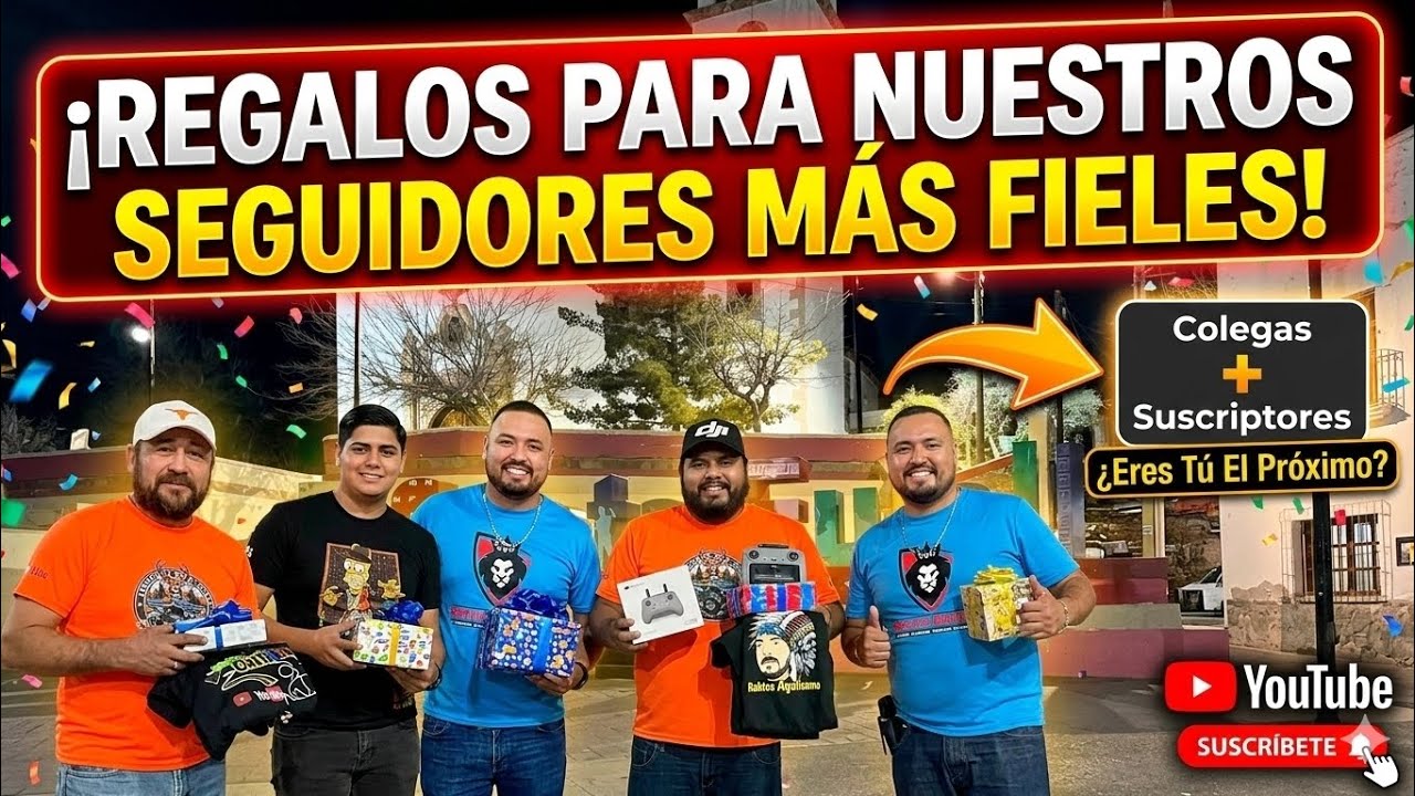 ¡LLEGAMOS DE SORPRESA! Regalos inesperados a Seguidores y Amigos