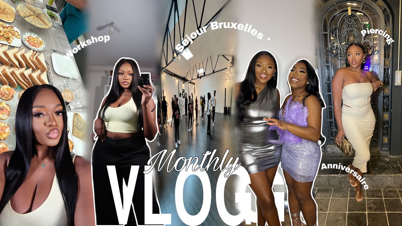 Un VLOG DÉSORDRE : convocation police , workshops , piercing, séjour bourbier à Bx , anniv …
