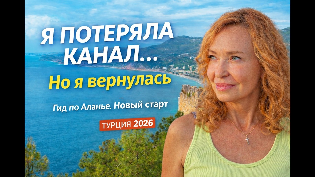 Я потеряла канал, который вела 6 лет… Новый старт в Аланье