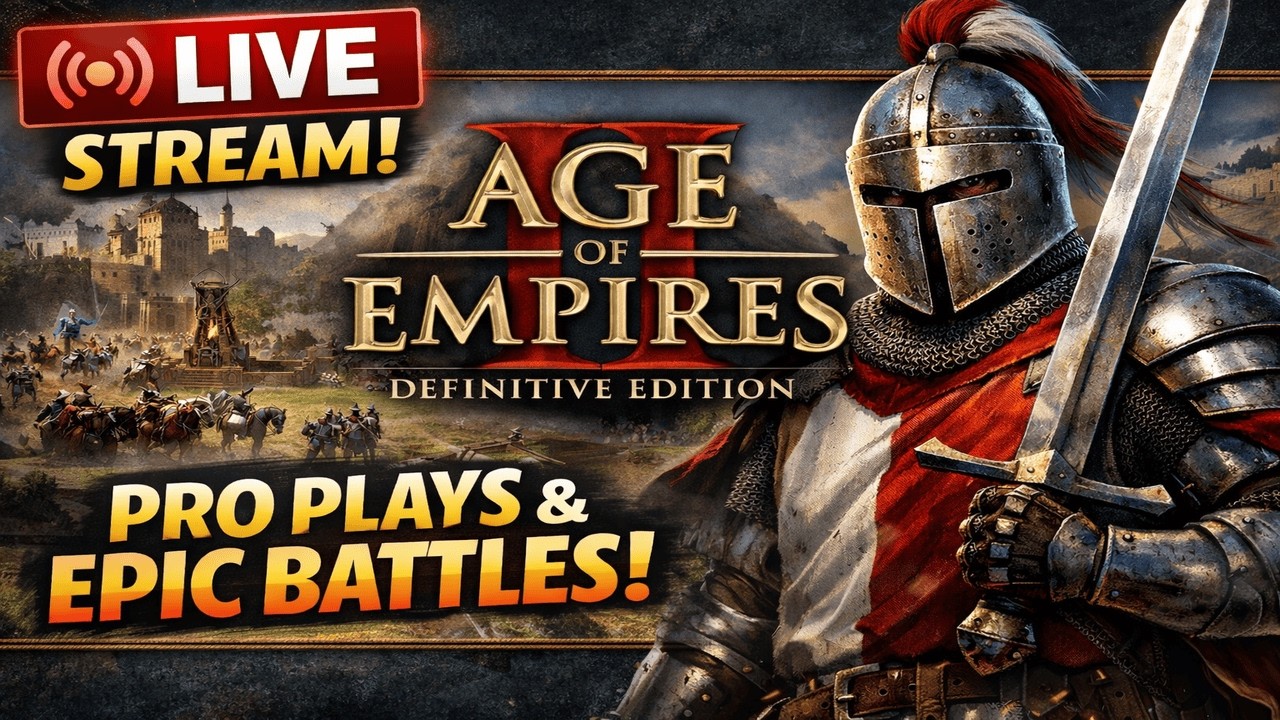 🔴 AOE2 DE LIVE | This Strategy Might Be Completely Broken…