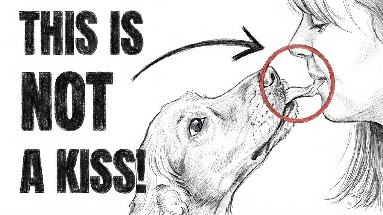 When Dogs LICK You, This Is What It REALLY Means (It's NOT Cute!)