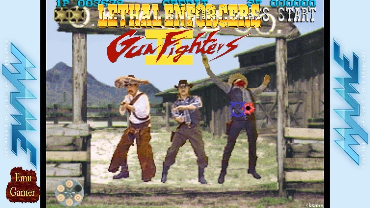 Lethal Enforcers II Gun Fighters (1994) - full Playthrough (MAME)