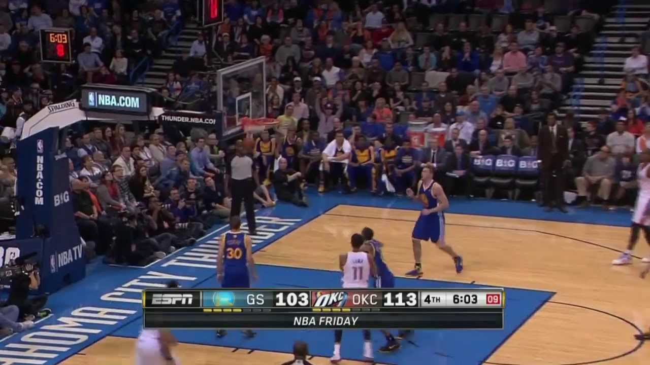 Golden State Warriors vs Oklahoma City Thunder 2014.1.17