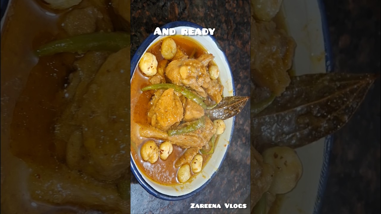 Chicken Makhana Recipe #shorts #recipe #chickenrecipe #viralvideo #cooking