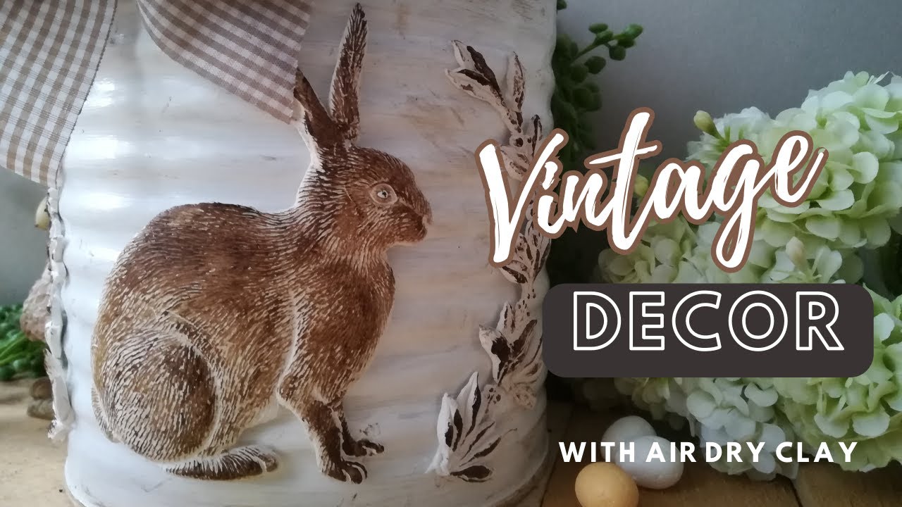 Make tin can decor for Easter
