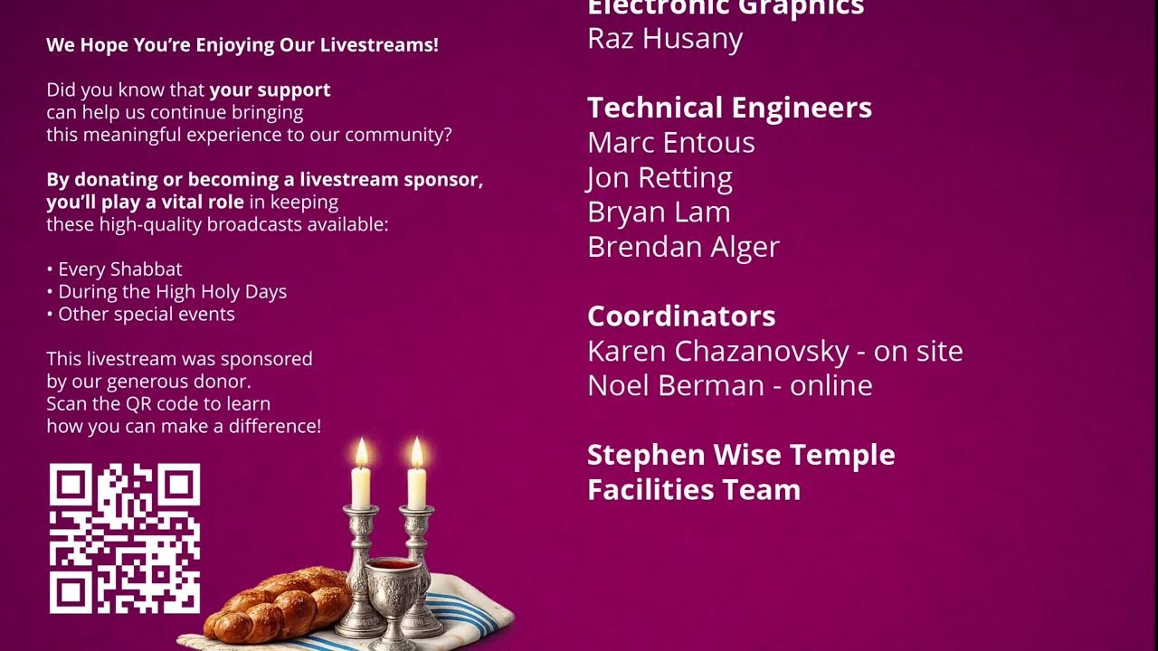 Shabbat Evening Services