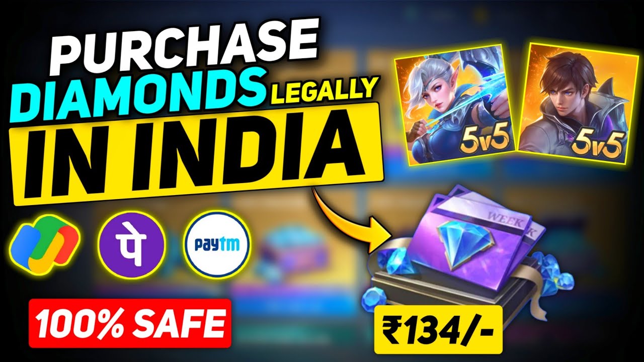 How To Recharge Diamonds In Mobile Legends Or Moba Legends 5v5 In India | Vrin Official Store Hindi