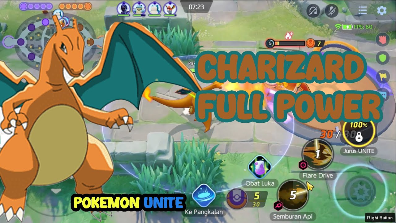 Charizard gameplay,Pokemon Unite 