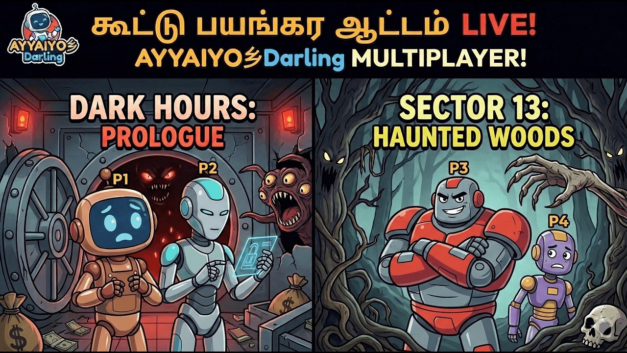 Ennaiya Vittutu Odidaadhinga Da! 😭 | Dark Hours + Sector 13 | Robot VTube Stream | Cloud PC  | Dolby
