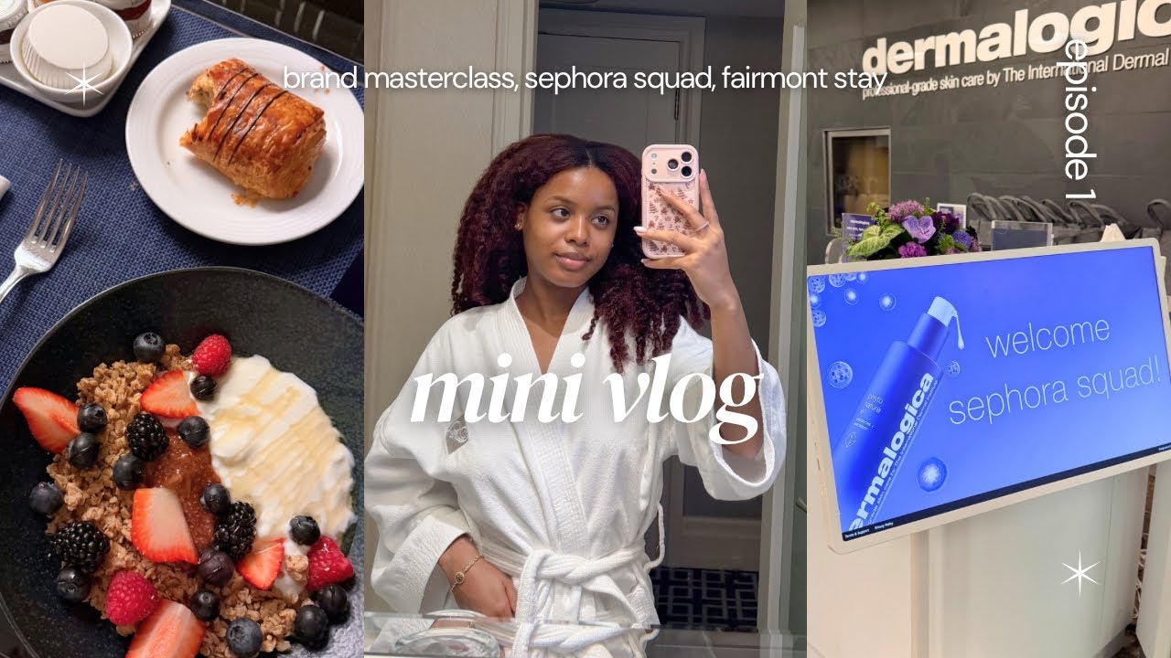 work trip: dermalogica masterclass & staying at the fairmont royal york!