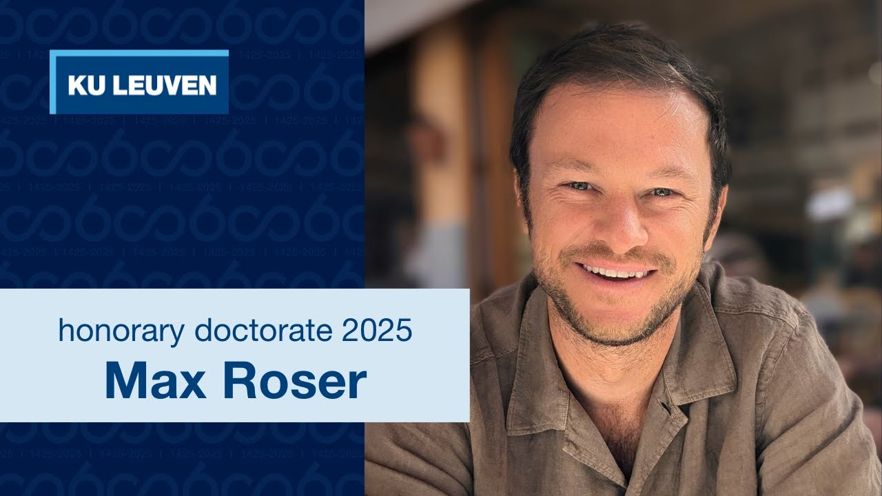 Max Roser | KU Leuven eredoctores 2025