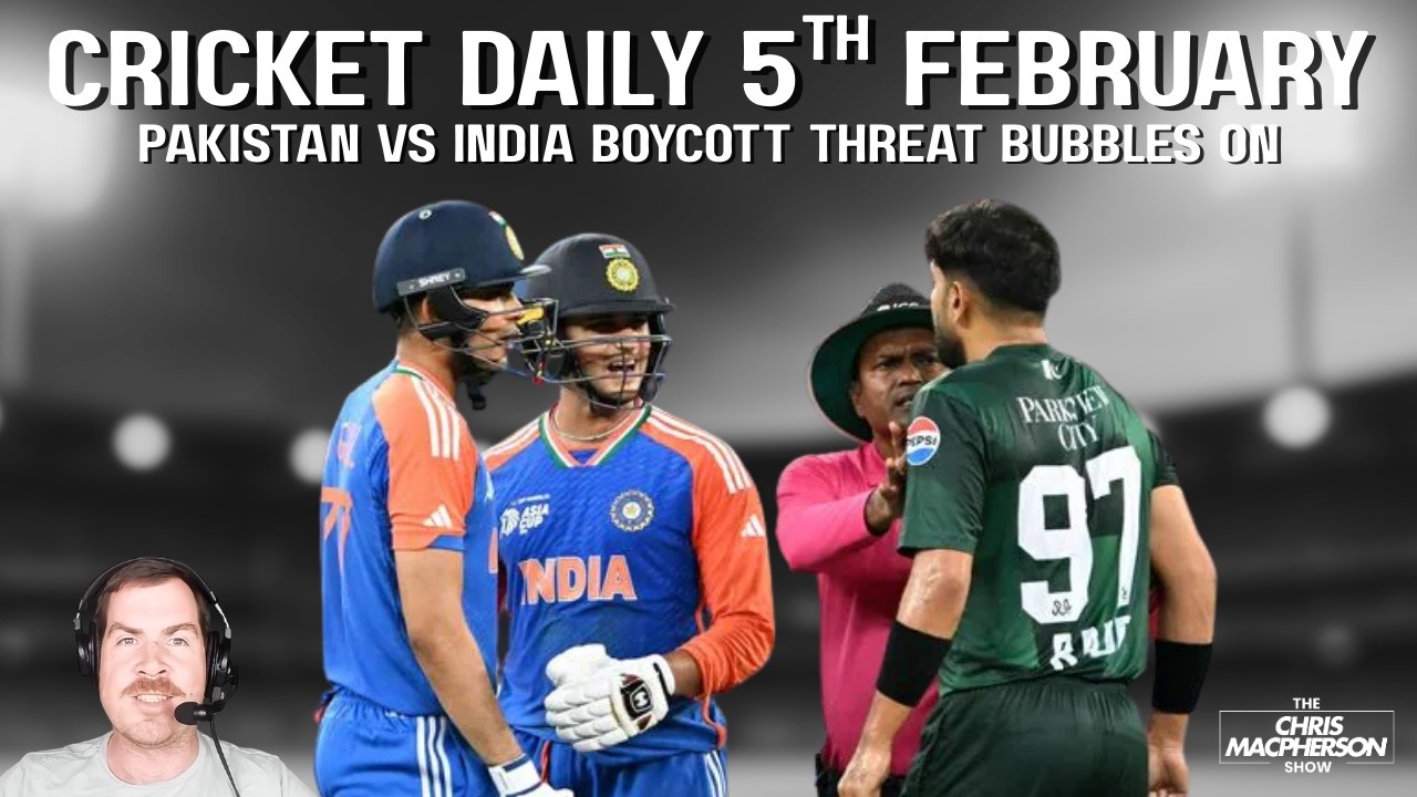 Cricket Daily 5th Feb | Pakistan Boycott Boils On, India Book 19s Final Berth, WPL Final Preview