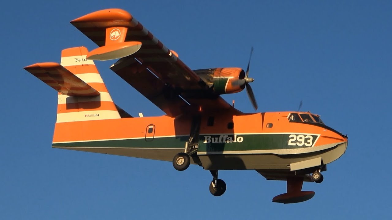 Buffalo Airways - Canadair CL-215 - Takeoff & Landing