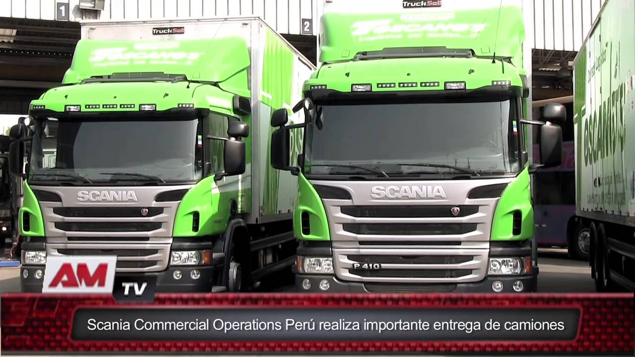 Primeros camiones Ecolution by Scania en el Per&uacute;