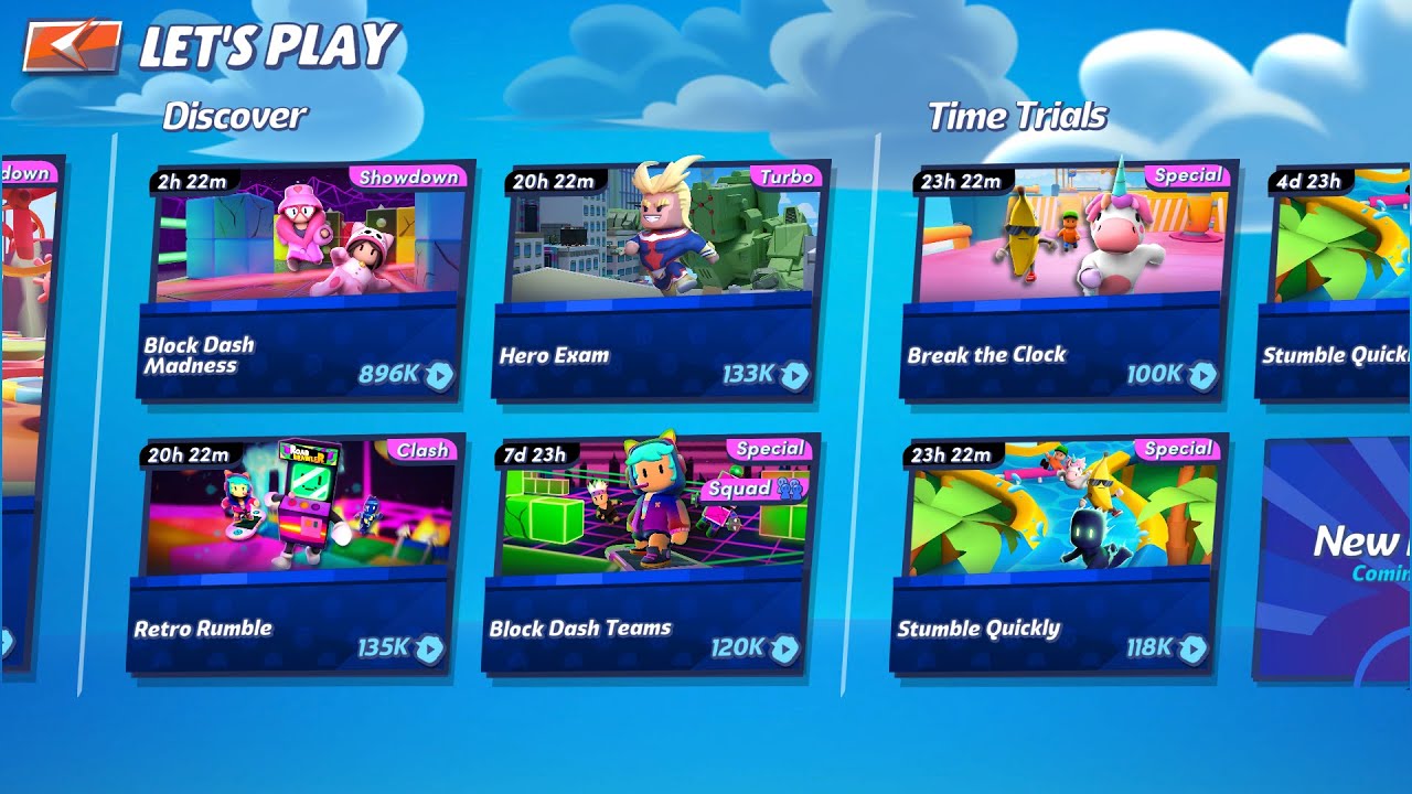 NEW EVENTS IN STUMBLE GUYS