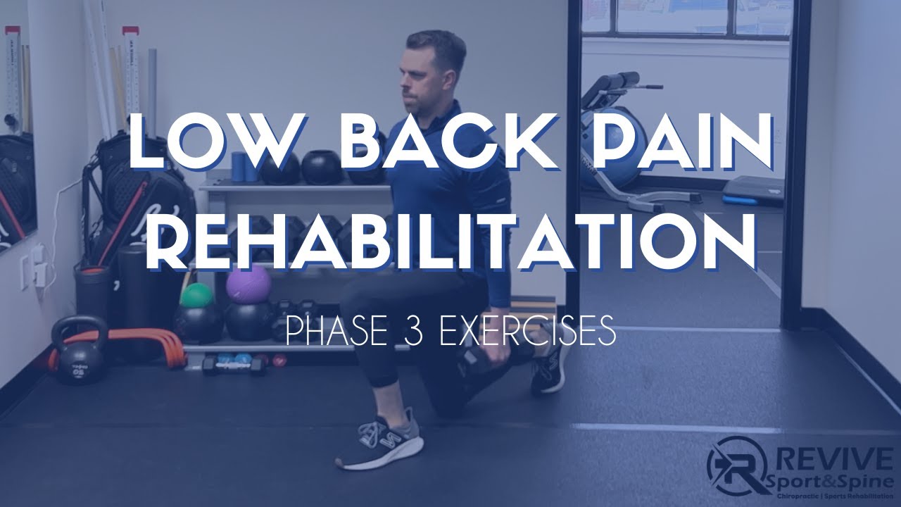 Low Back Pain Relief | Phase 3 Rehab Exercises | Midvale Utah Sports Chiropractor