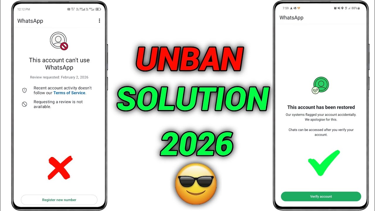This account can't use WhatsApp | Ban Problem New Solution 2026 | This account can't use WhatsApp 