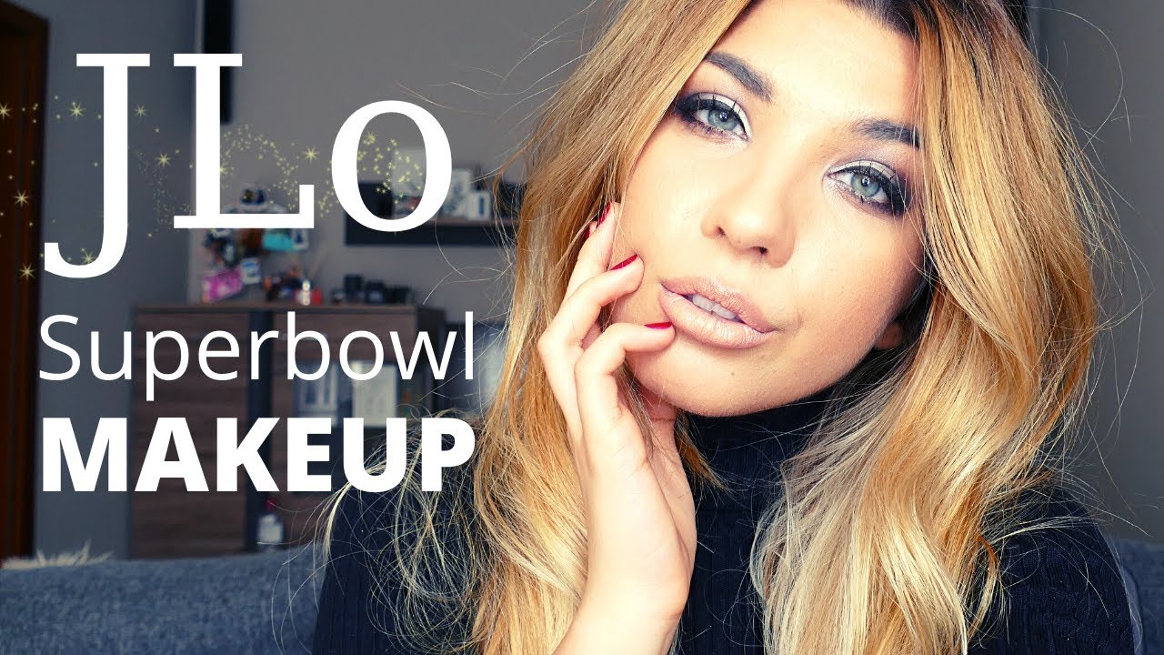 JENNIFER LOPEZ SUPERBOWL MAKEUP
