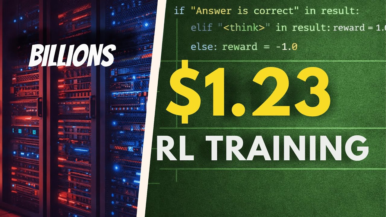 Обучите модель логического мышления за 1,23 доллара (обучение с подкреплением)