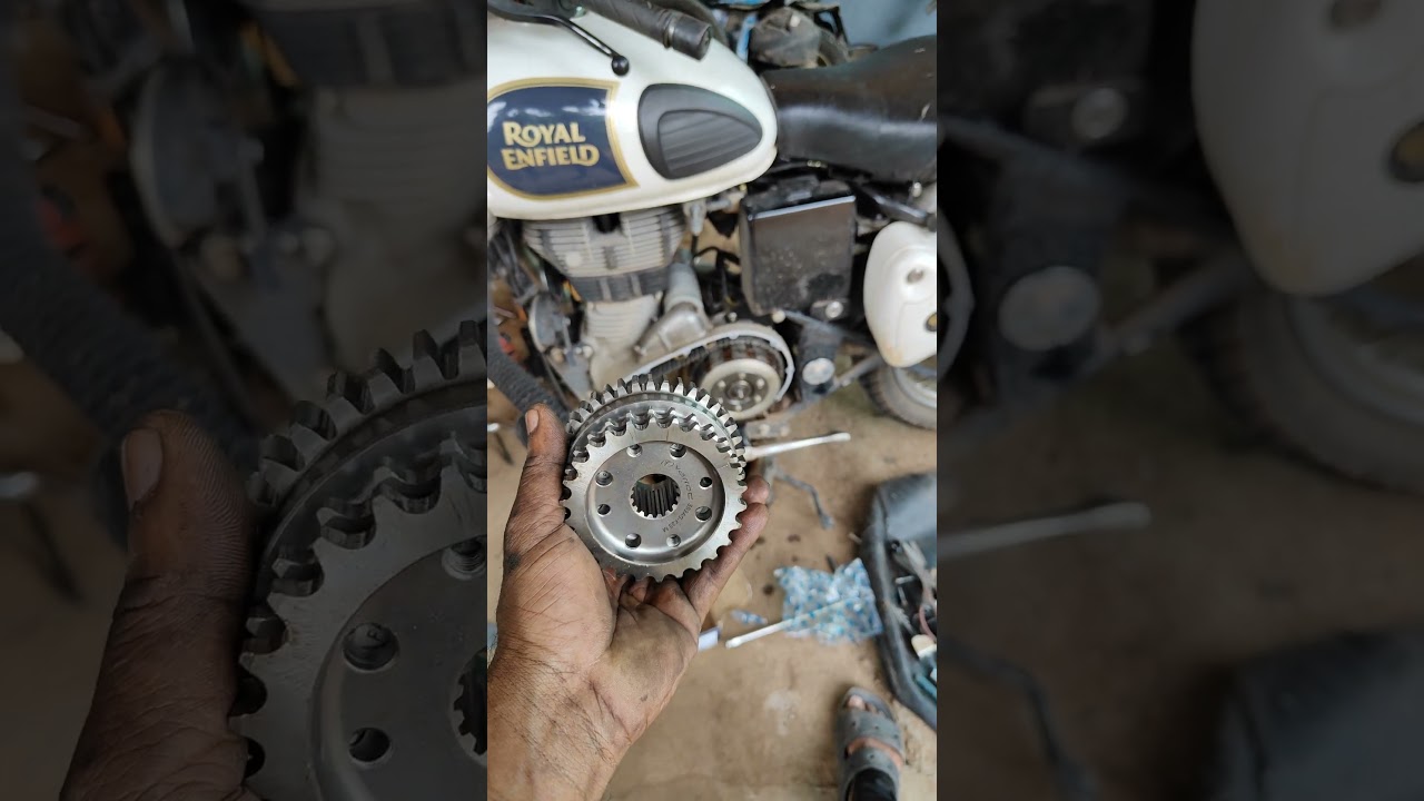 royal Enfield one way clutch replacing 🔥🛠️