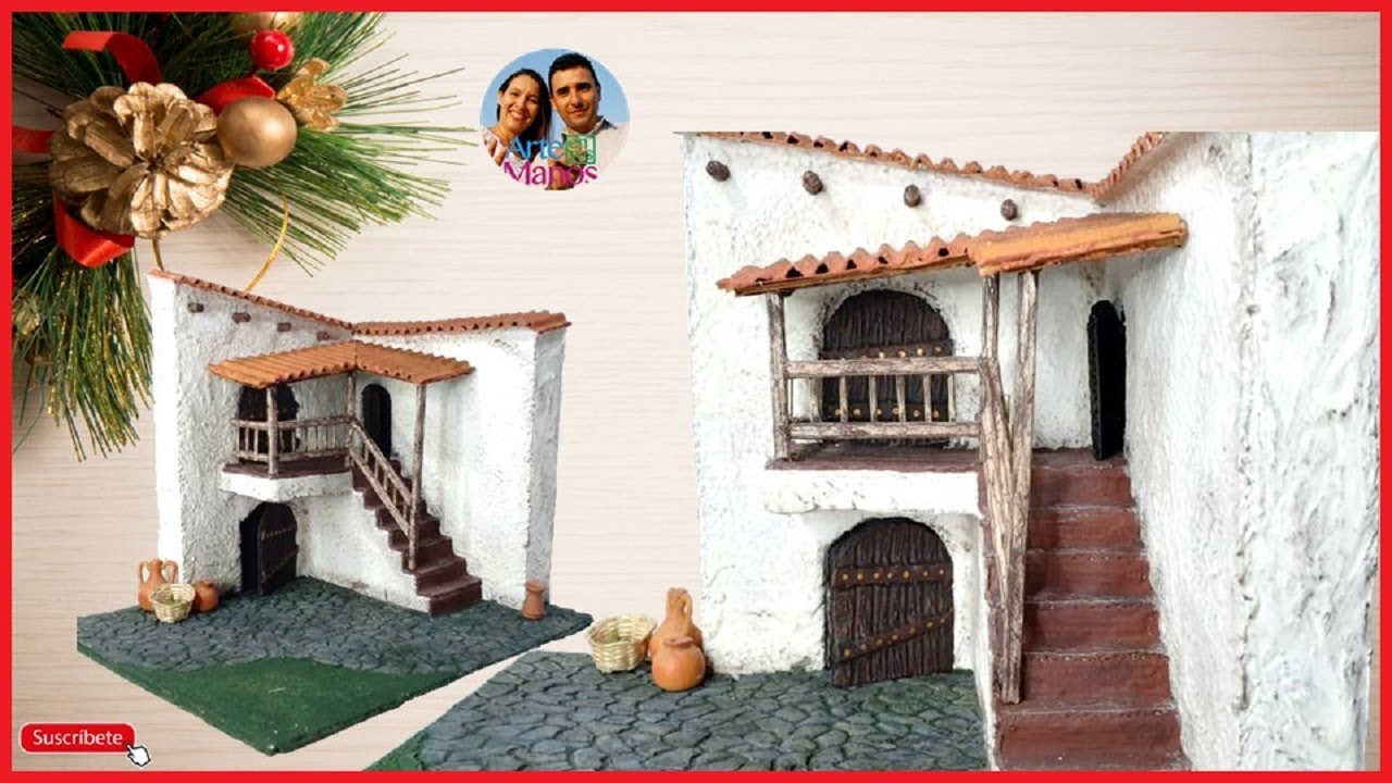 🔴Cómo Hacer una FACHADA para BELENES o PESEBRES, Tutorial con Arte en Tus Manos