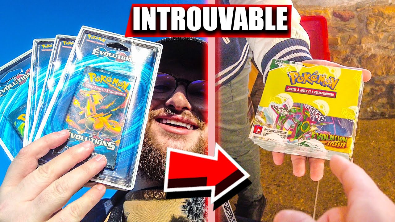 des TRÉSORS INTROUVABLE dans ces BROCANTE ! (Xy évolution,évolution céleste..)