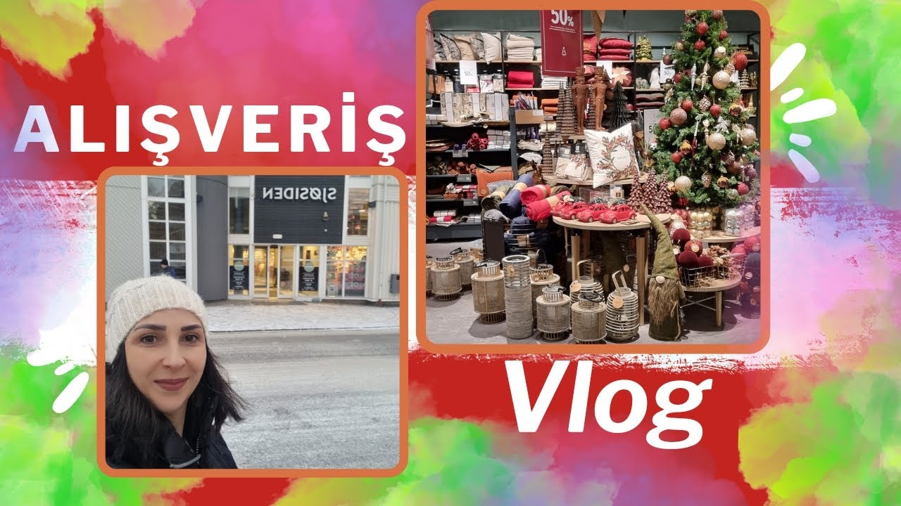NORVEÇ'TE YENİ YIL KONSEPT MAĞAZA TURU-ALIŞVERİŞ VLOG-FİYATLAR NASIL?#norveç #norway#vlog#60
